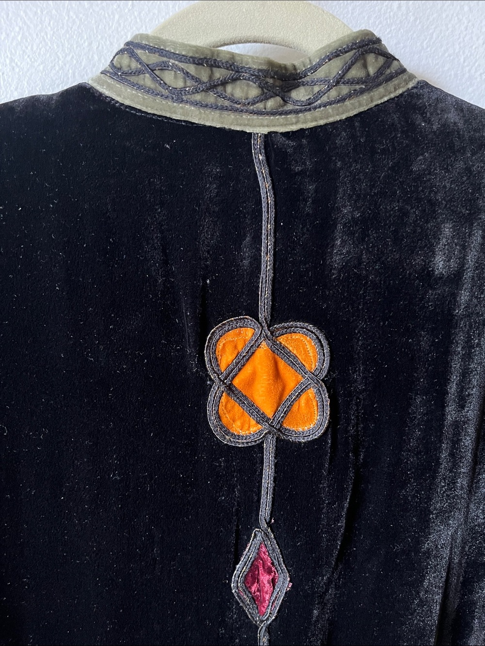 Chasing Unicorns ♣️ All Along The Watchtower Silk Velvet Tunic sz M - Picture 7 of 10